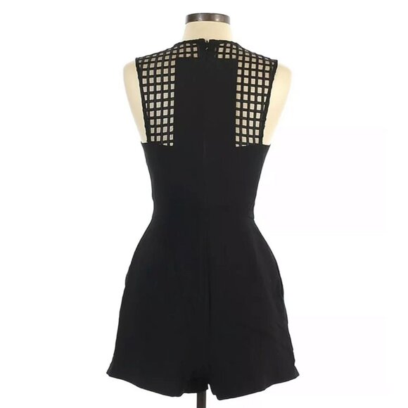 Finders Keepers Romper Here We Go Black Sleeveless Playsuit - Picture 2 of 9